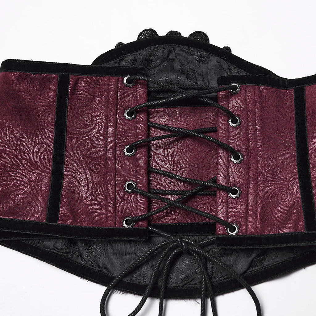 Goth Gorgeous Embossed Cummerbund - Image 11