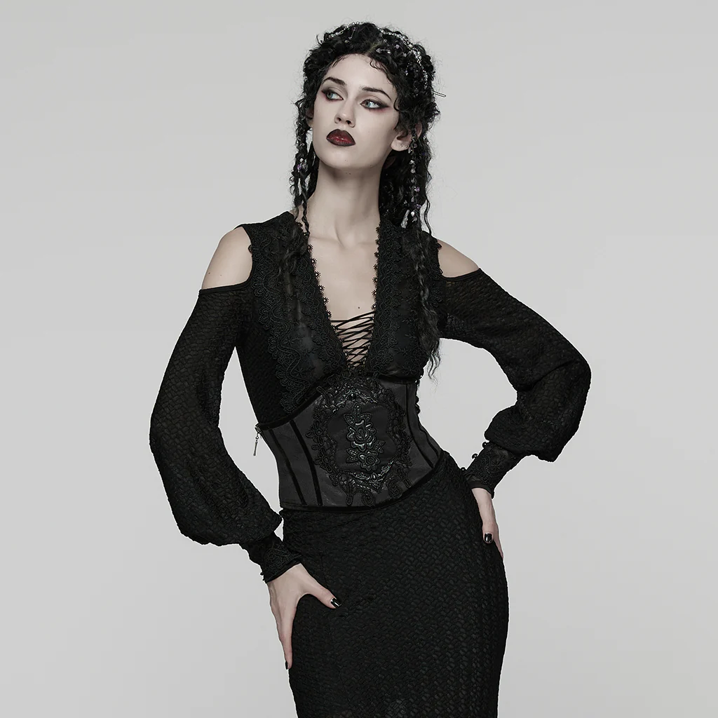 Goth Gorgeous Embossed Cummerbund - Image 3