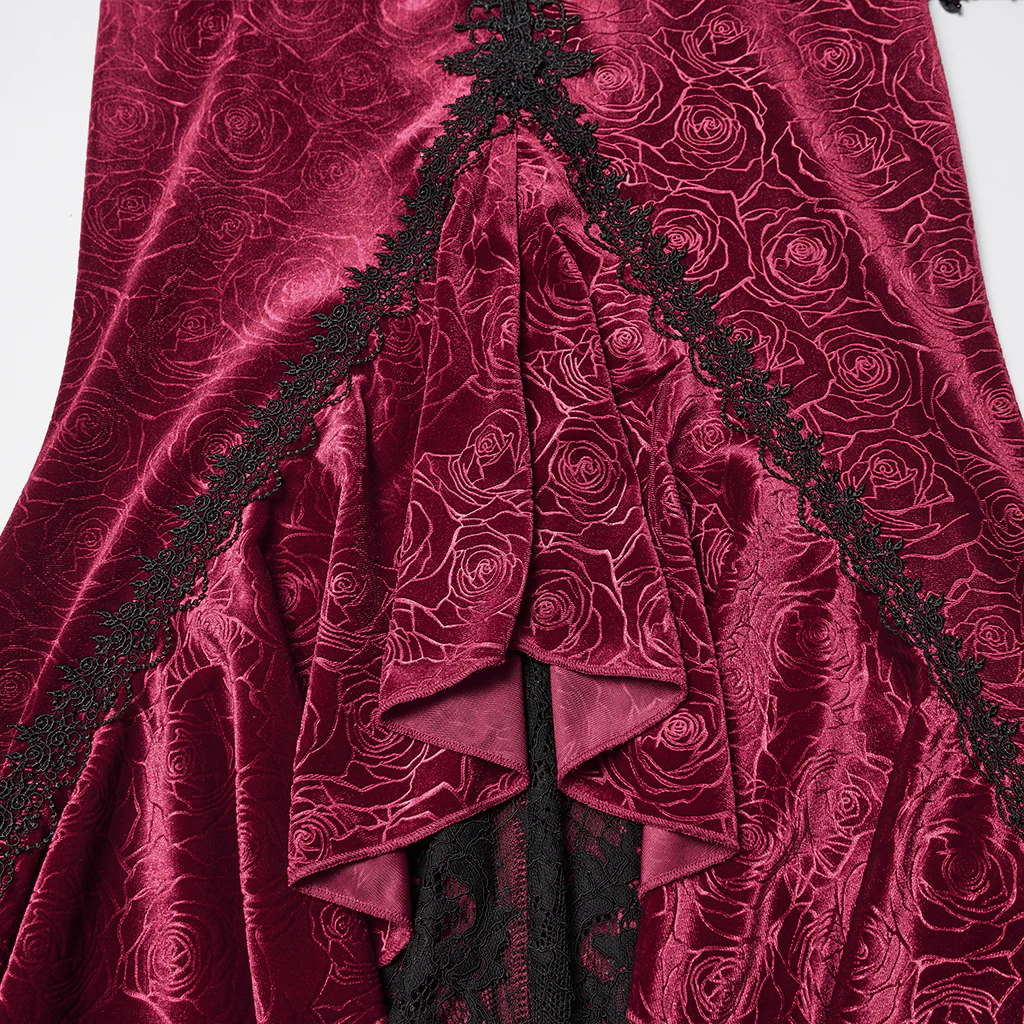 Goth Gorgeous Fishtail Skirt - Image 10