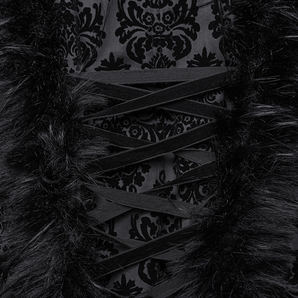 Goth Gorgeous Jacquard Coat - Image 8