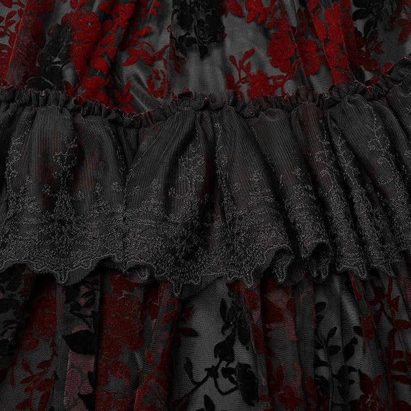 Goth Gorgeous Print Dress - Image 10