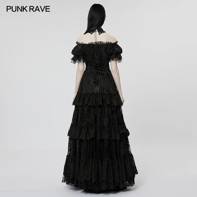 Goth Gorgeous Print Dress - Image 4