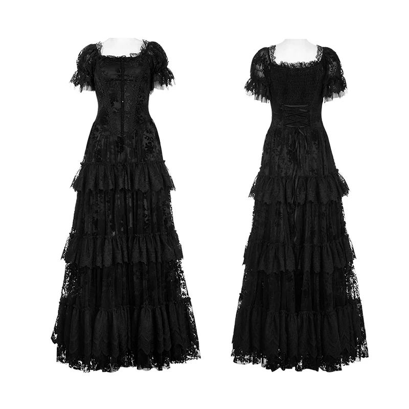 Goth Gorgeous Print Dress - Image 5