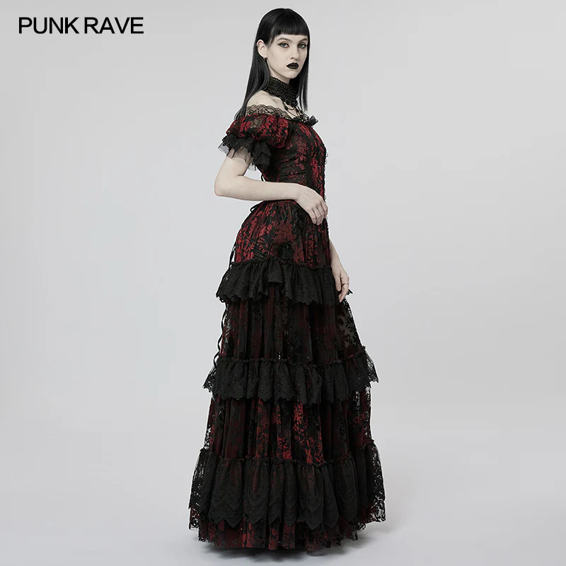 Goth Gorgeous Print Dress - Image 7