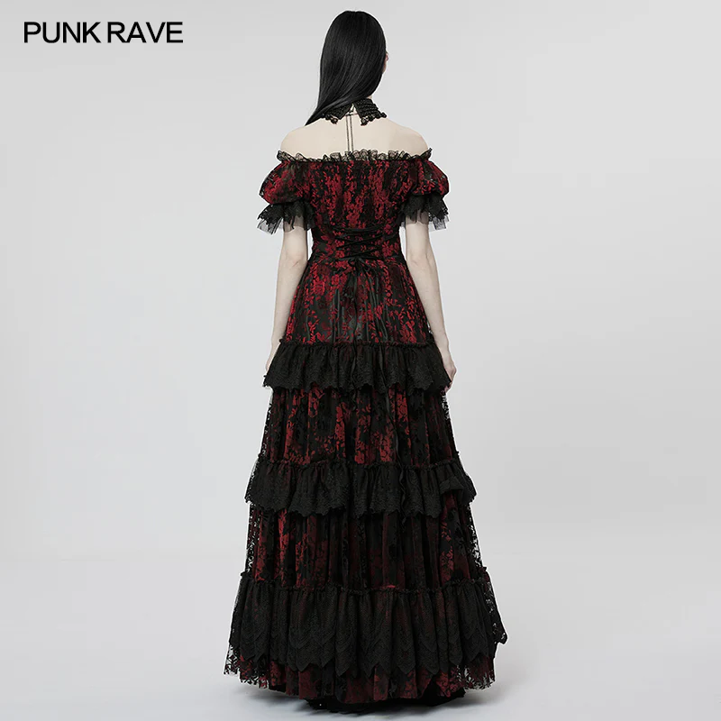Goth Gorgeous Print Dress - Image 8
