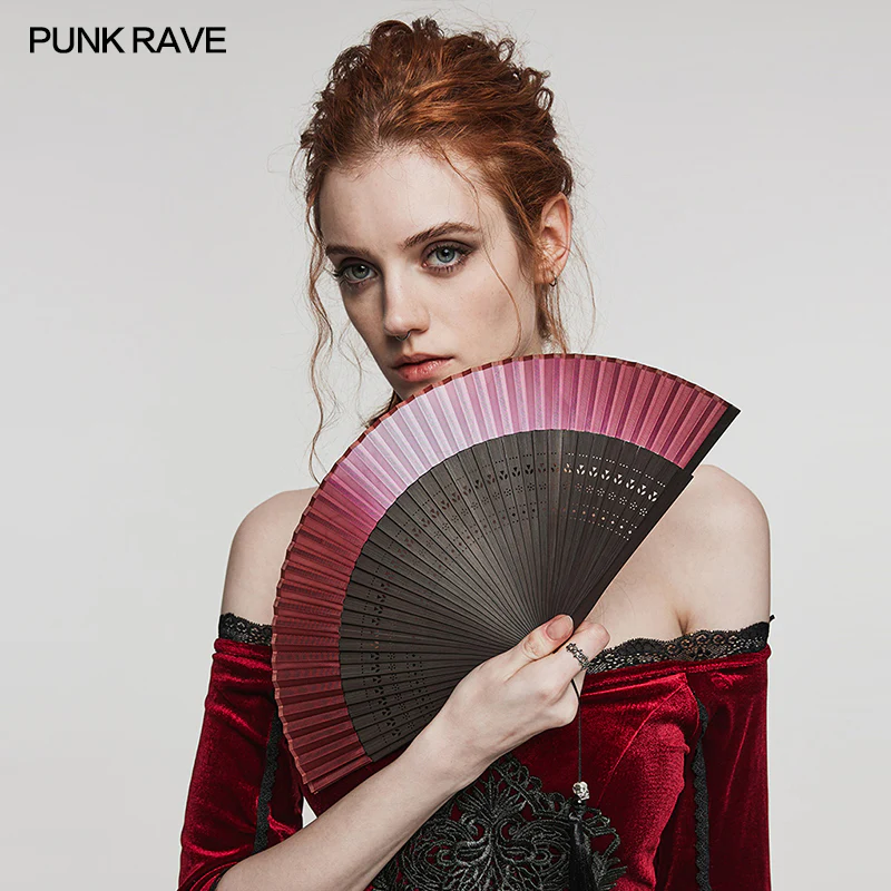 Goth Gradien Carving Fan - Image 4