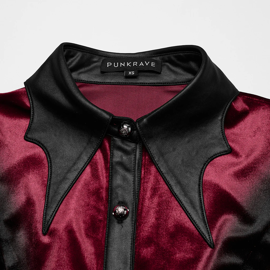 Goth gradient printed shirt - Image 4