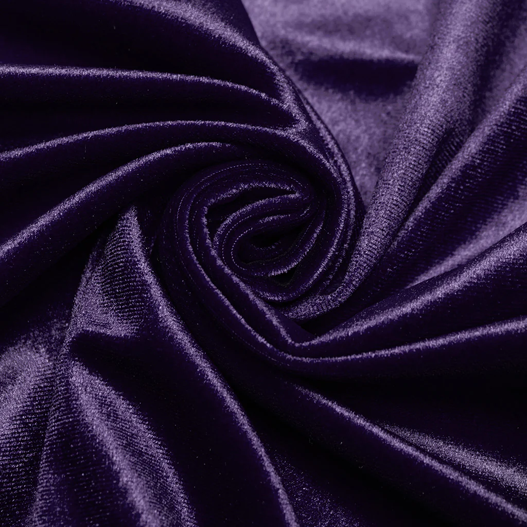 Goth Gradient Printed Velvet T-shirt - Image 21