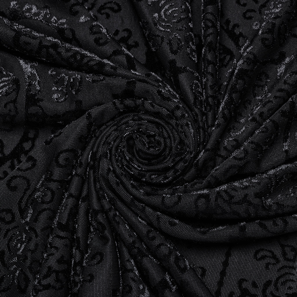 Goth High Collar T-shirt - Image 9