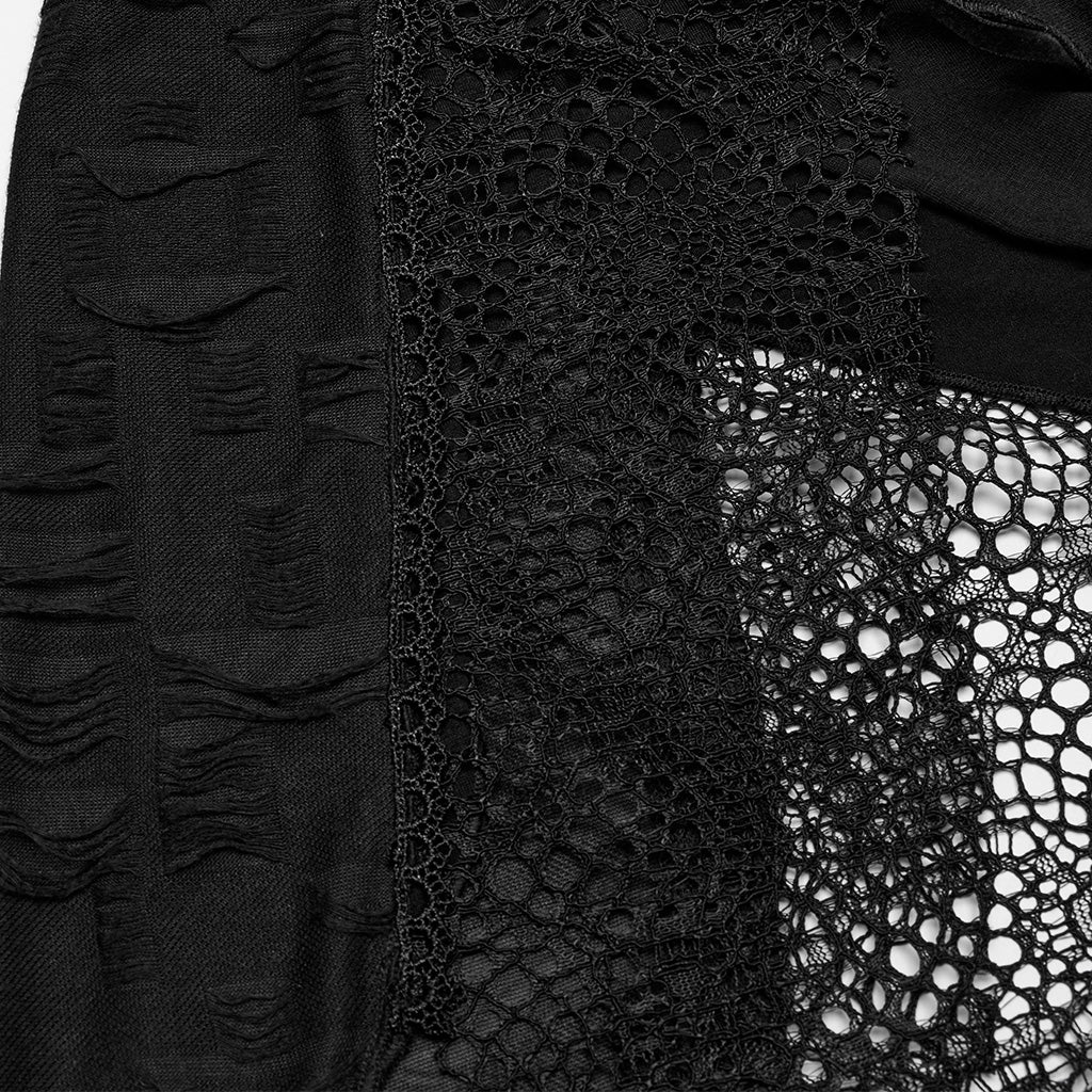 Goth irregular split dress - Image 8
