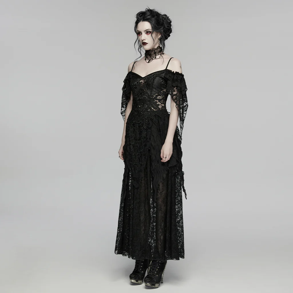 Goth layered slip dress - Image 6