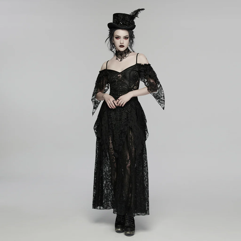 Goth layered slip dress - Image 8