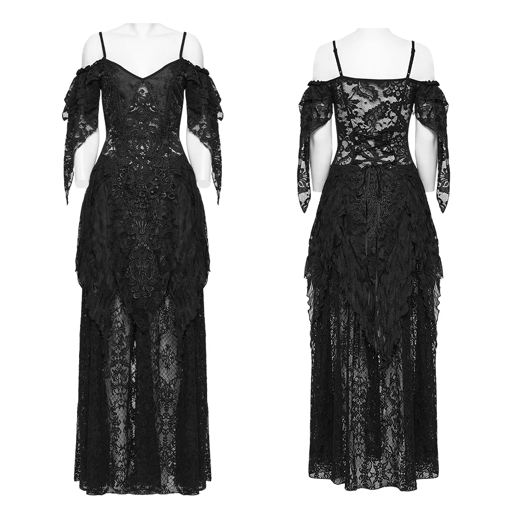 Goth layered slip dress - Image 9