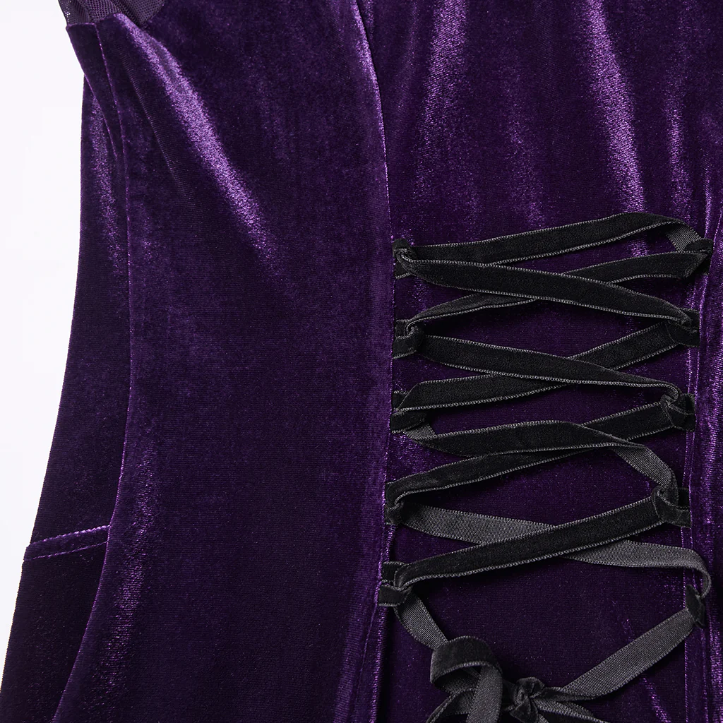 Goth Mystery Vintage Dress - Image 15