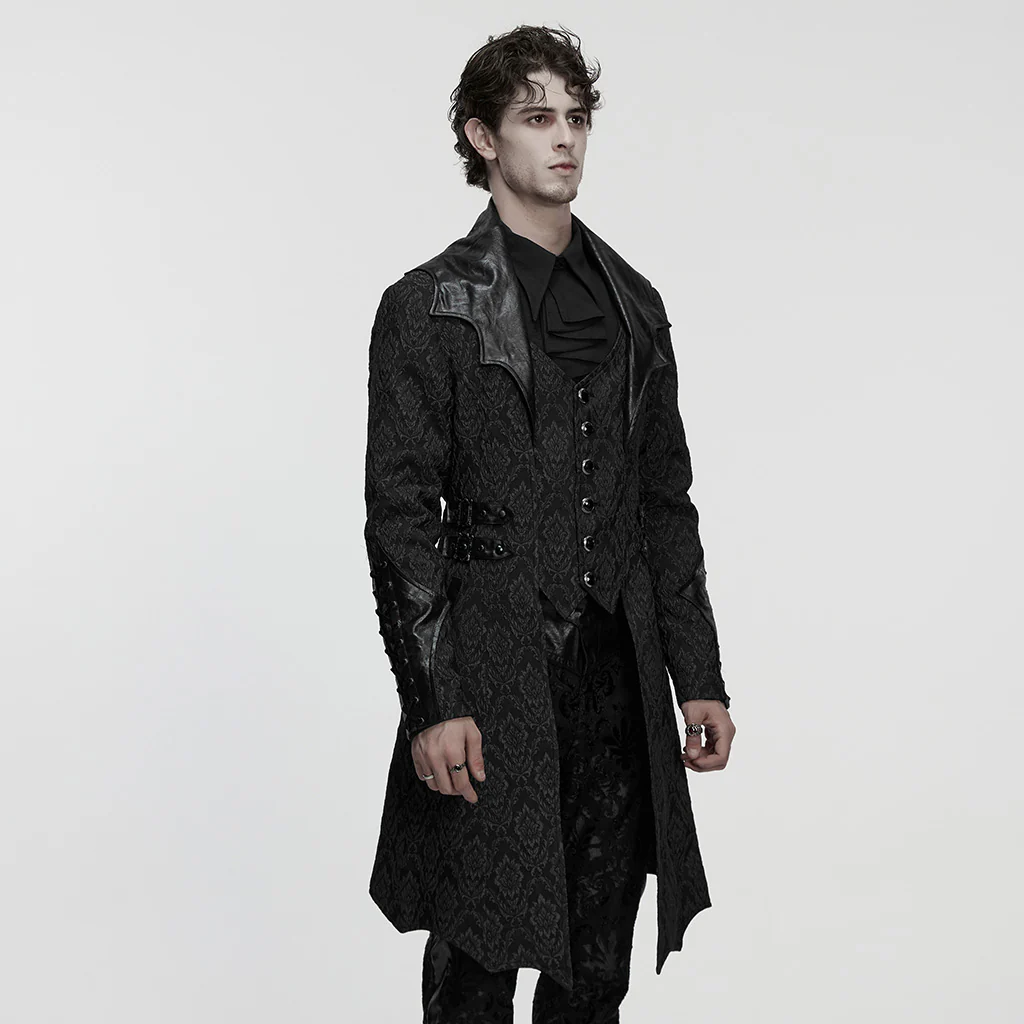 Goth Palace Bat Collar Coat - Image 5