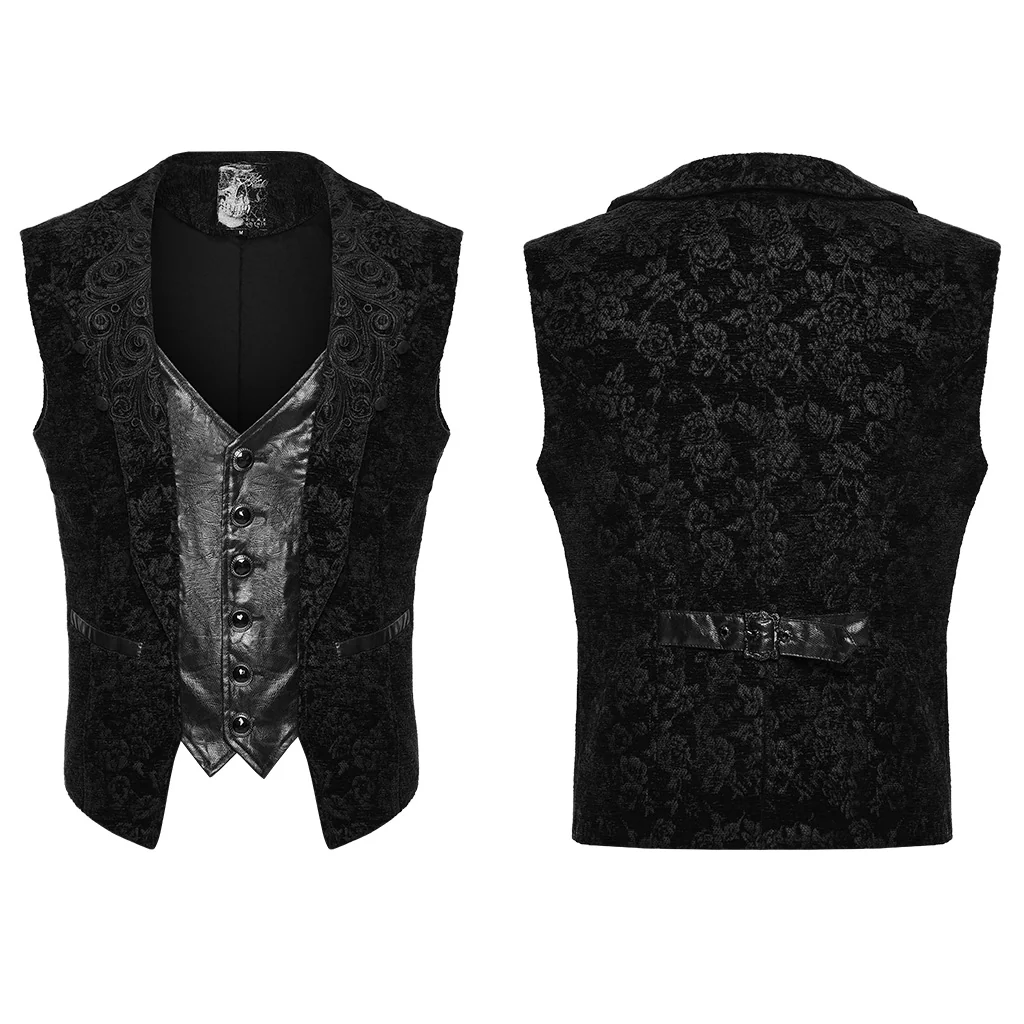 Goth palace decal lapel vest - Image 5