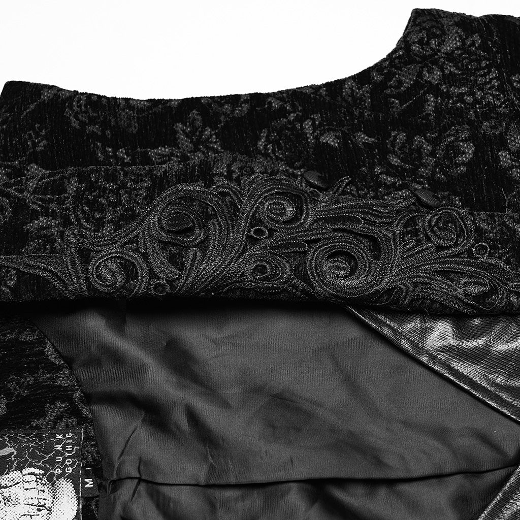 Goth palace decal lapel vest - Image 6