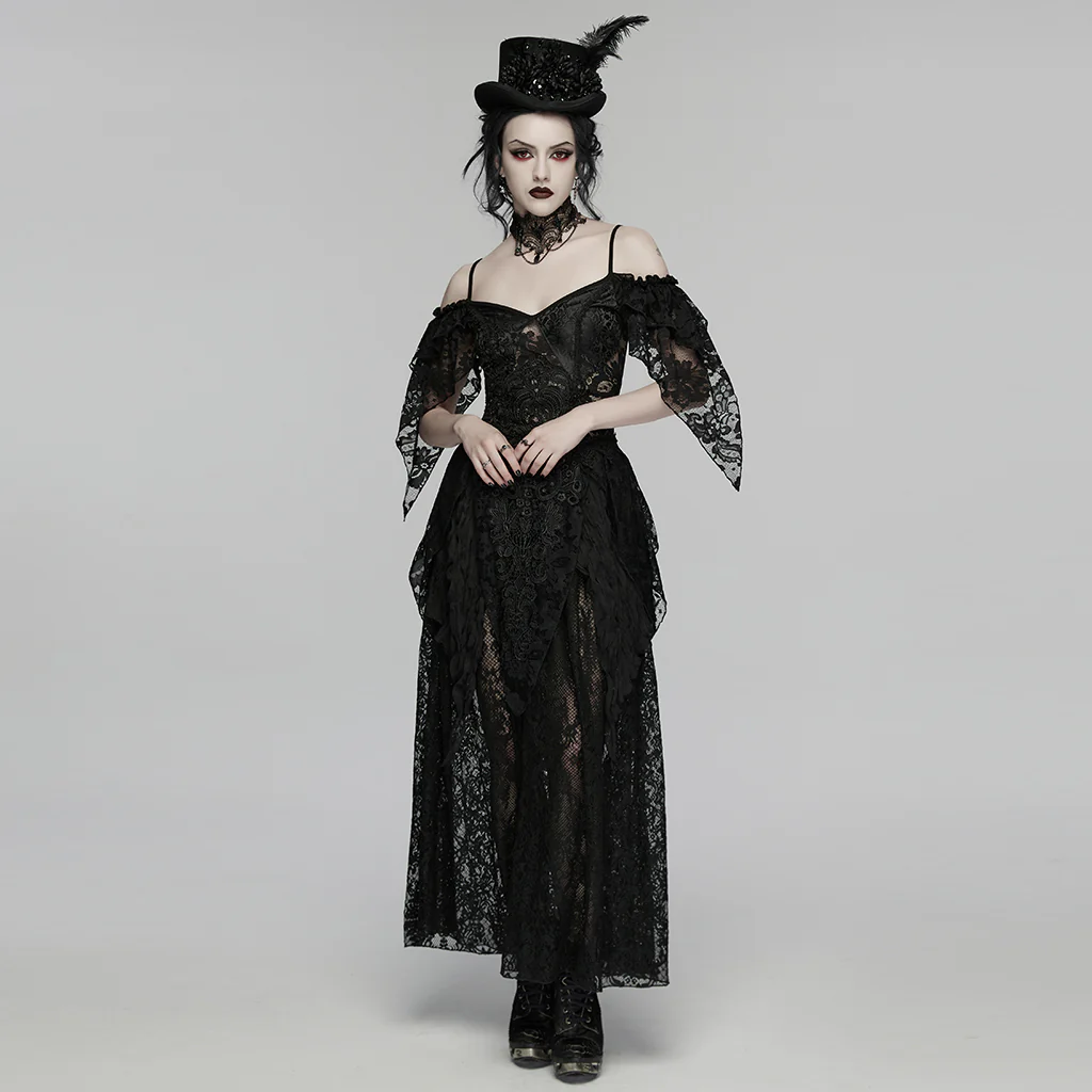 Goth retro feather formal hat - Image 7