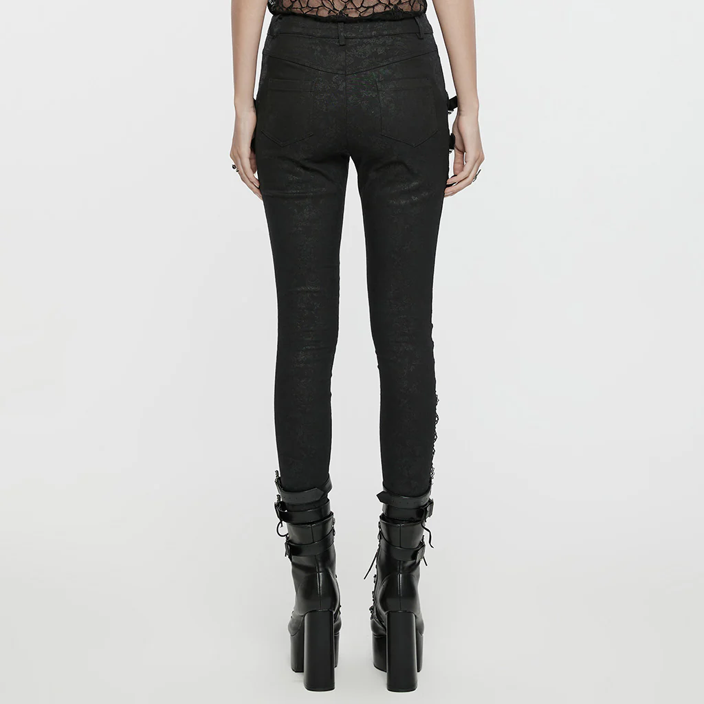 Goth retro metal leggings - Image 3