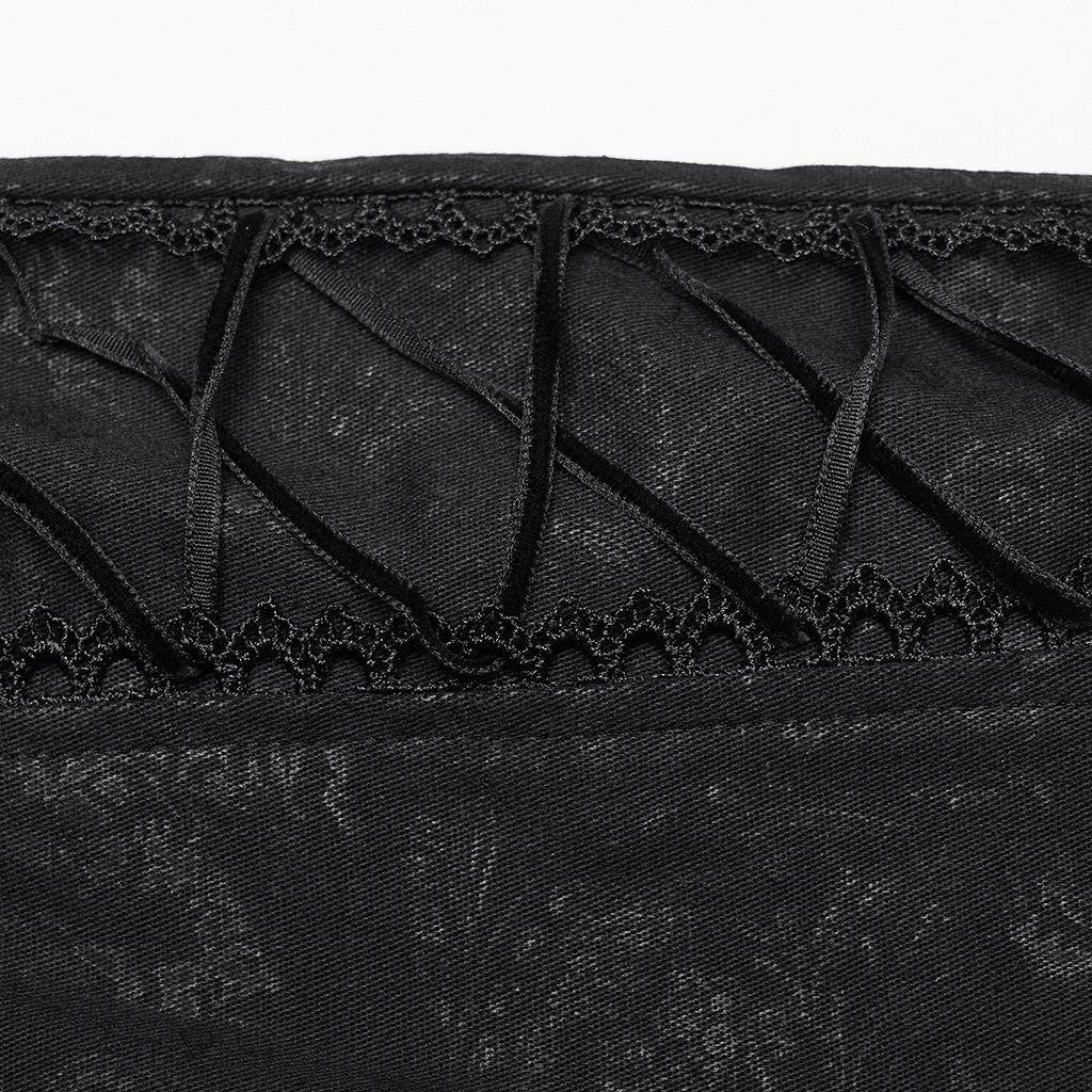 Goth retro metal leggings - Image 7