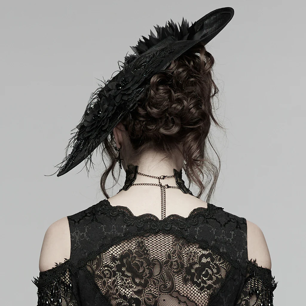 Goth retro tea party hat - Image 3