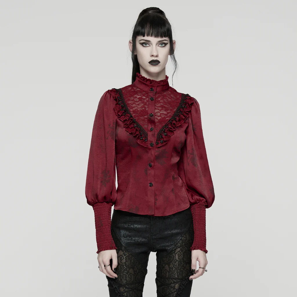 Goth Rose Night Shirt - Image 12