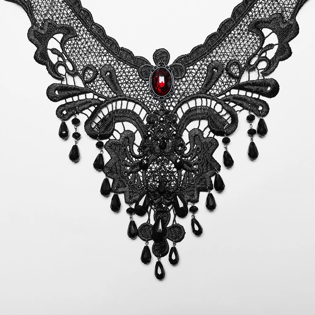 Goth ruby collar - Image 4