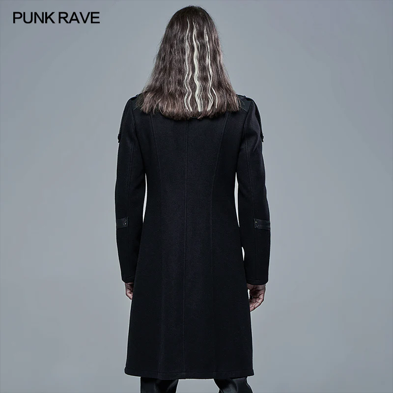 Goth Simple Woollen Cloth Jacket - Image 3