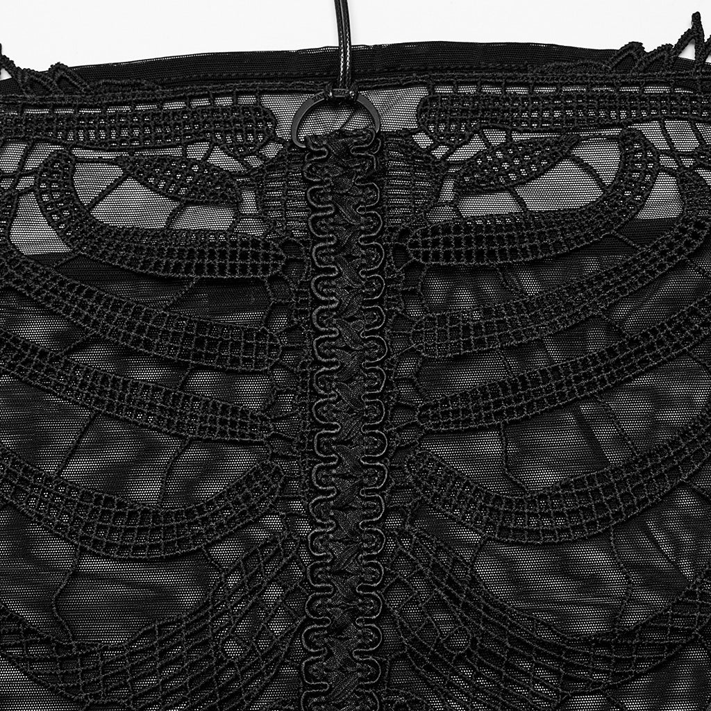 Goth Skeleton cami top - Image 2