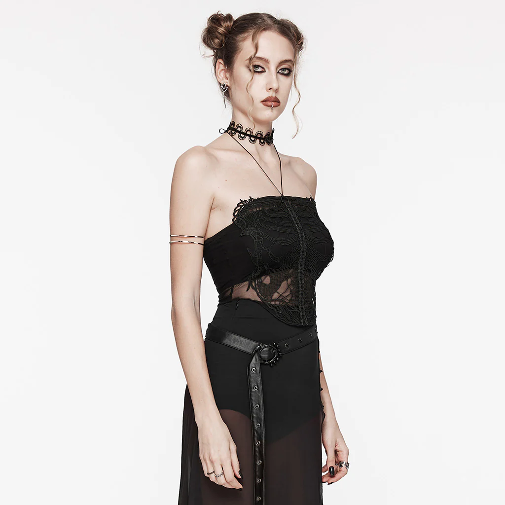 Goth Skeleton cami top - Image 5
