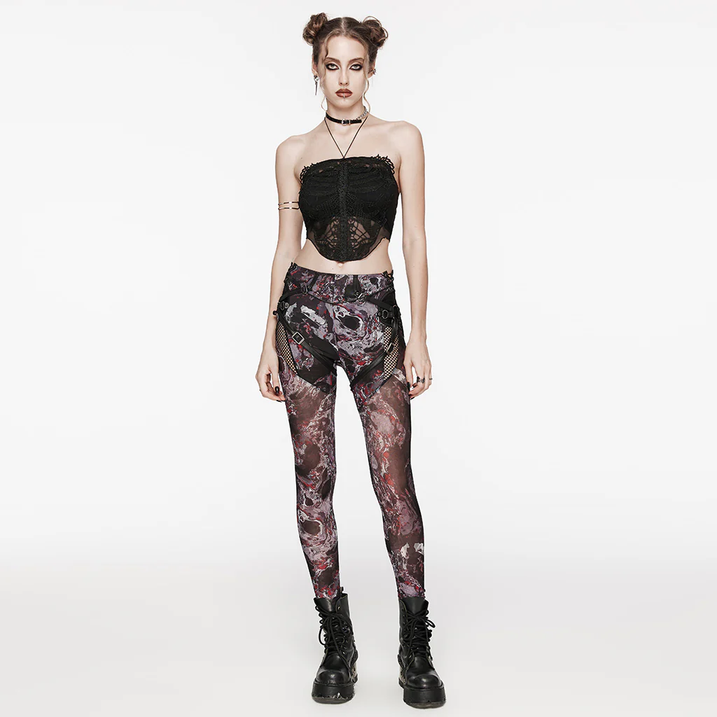 Goth Skeleton cami top - Image 7