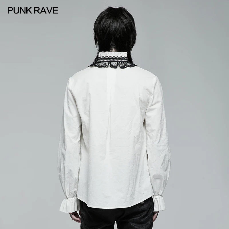 Goth Skeleton Embroidered Shirt - Image 8