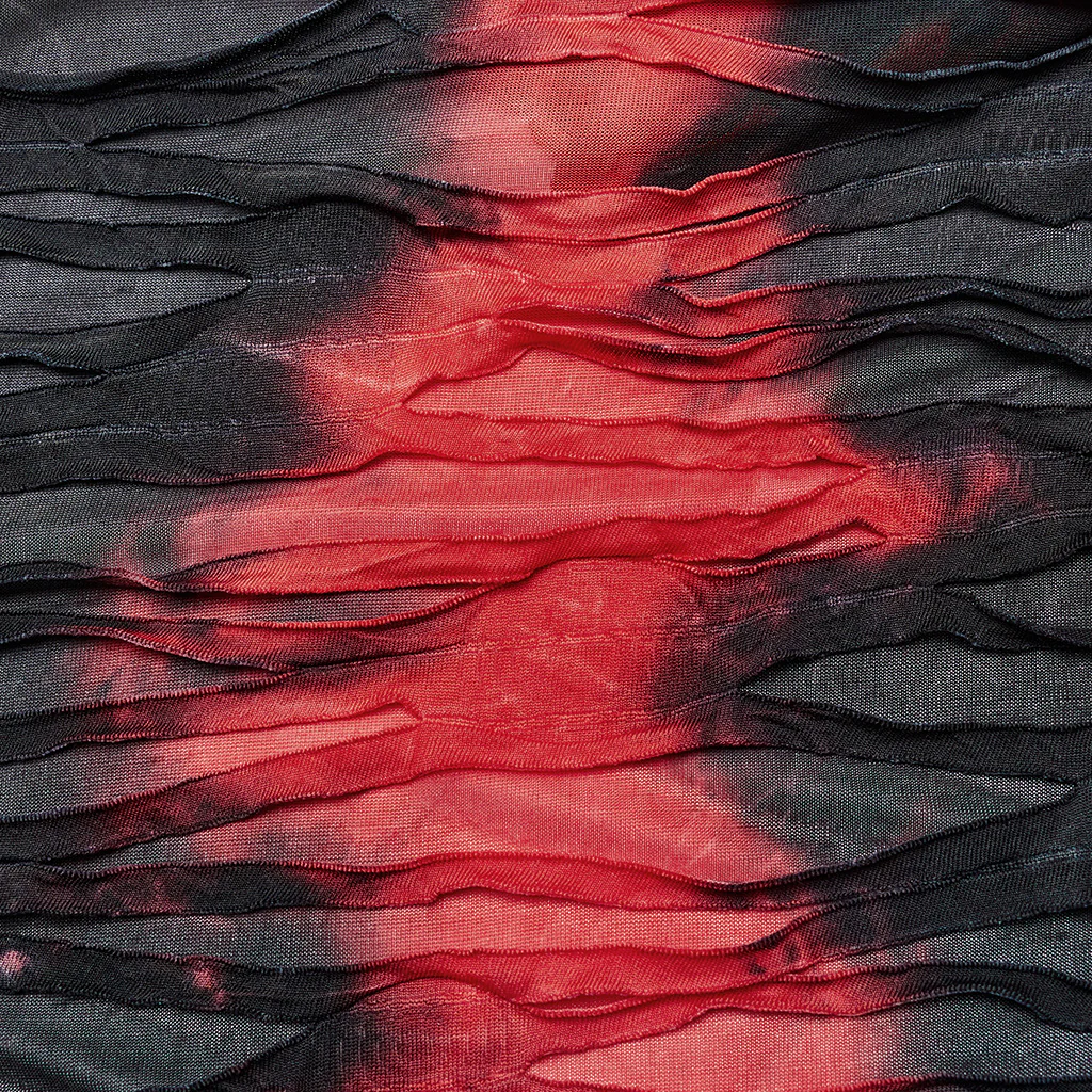 Goth strapless tie-dyed long dress - Image 13