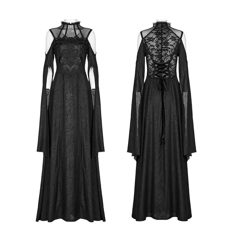 Goth style Goddess Dress - Image 4