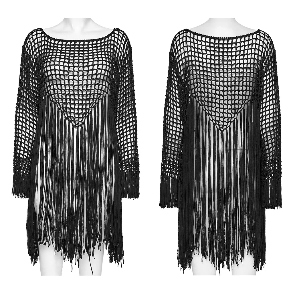 Goth tassels sweater - Image 8