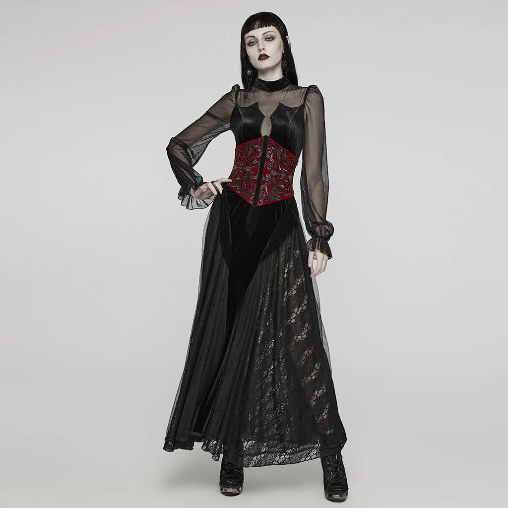 Goth Totem Retro Corset - Image 12