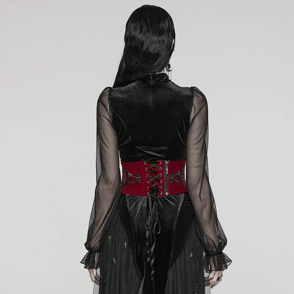 Goth Totem Retro Corset - Image 8