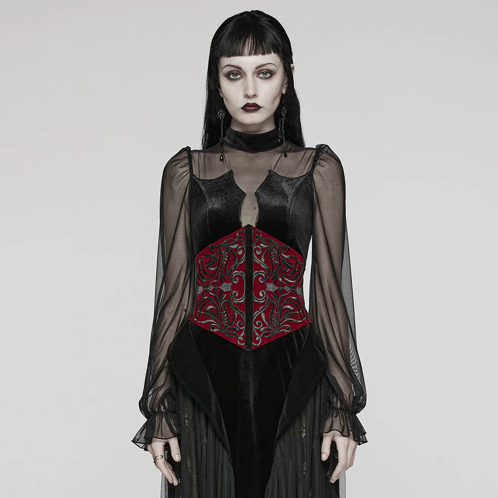 Goth Totem Retro Corset - Image 9