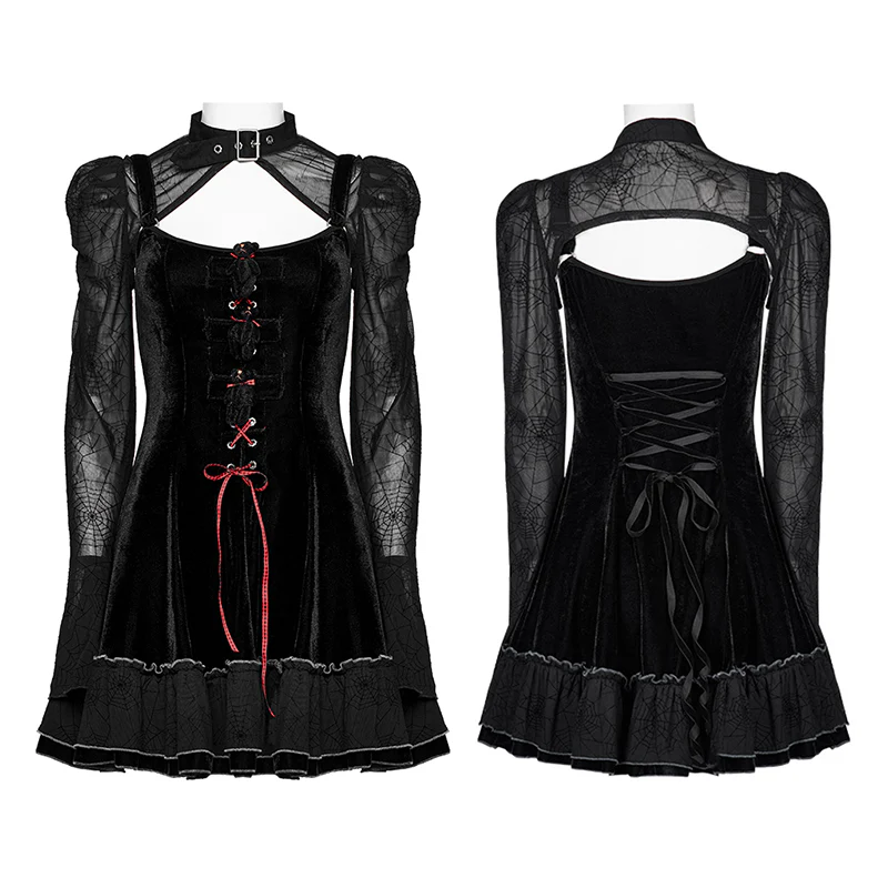 Goth two piece girls dress - Image 4