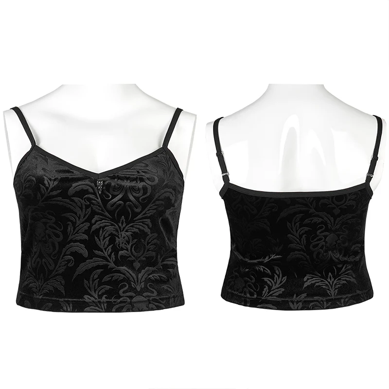 Goth Velvet Octopus Print Sling - Image 4