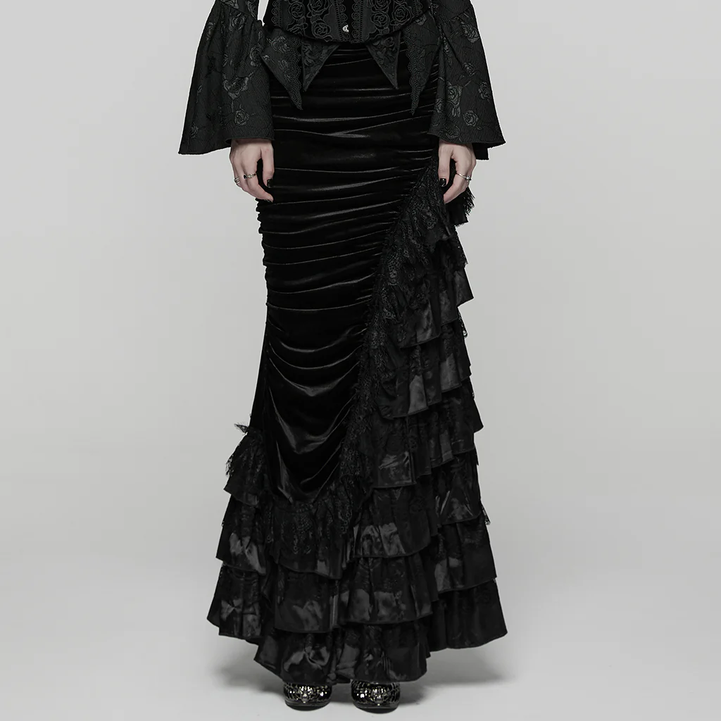 Goth Victorian Gorgeous Skirt - Image 20