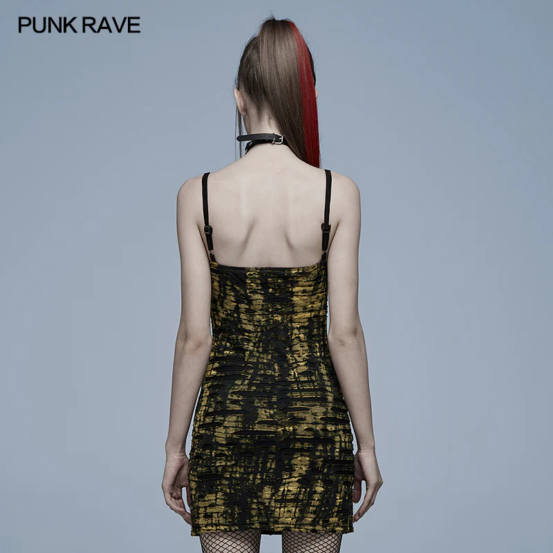 Gothic abstract print slip dress - Image 3