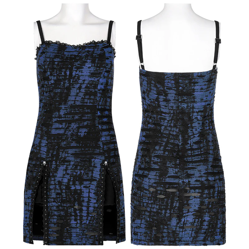 Gothic abstract print slip dress - Image 9