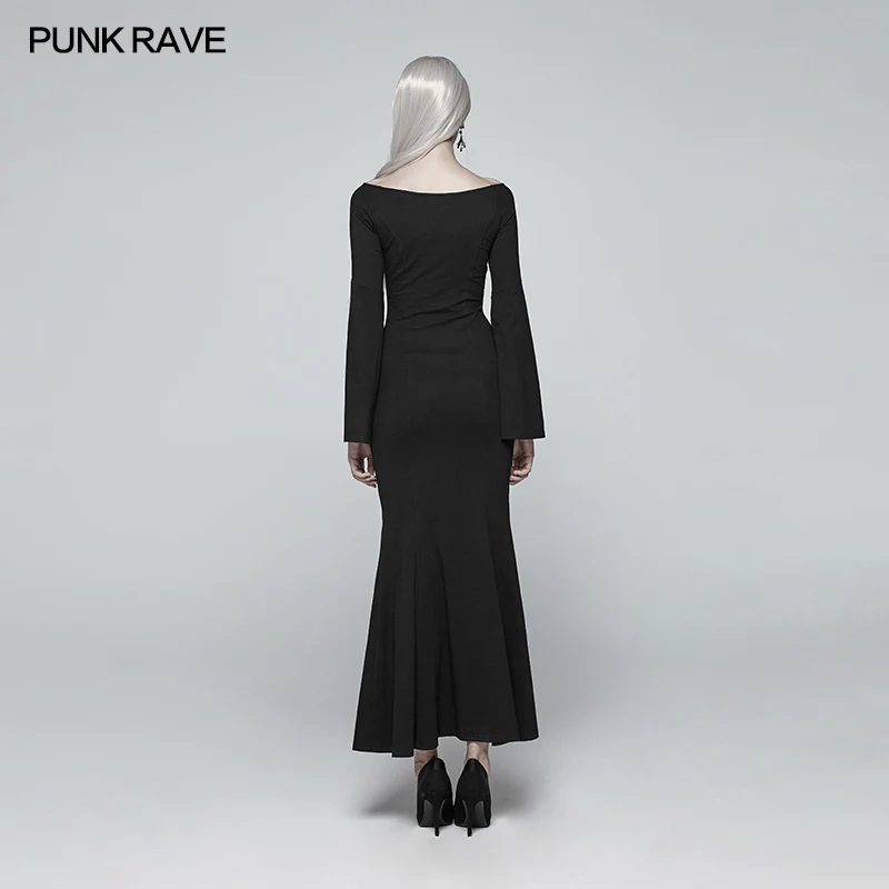 Gothic Bat Code Dress - Image 3