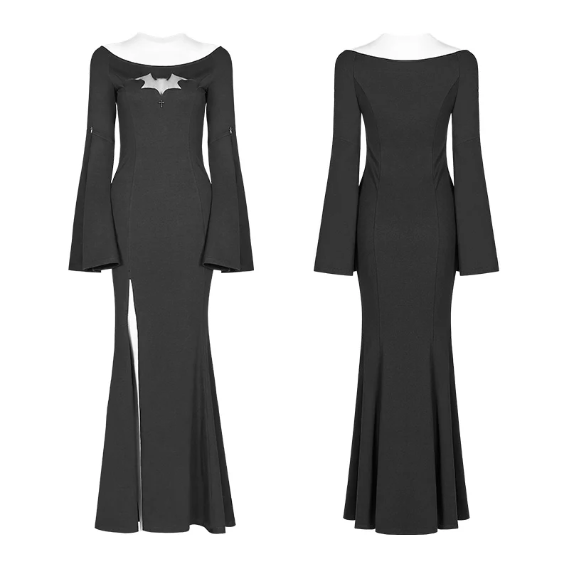 Gothic Bat Code Dress - Image 5
