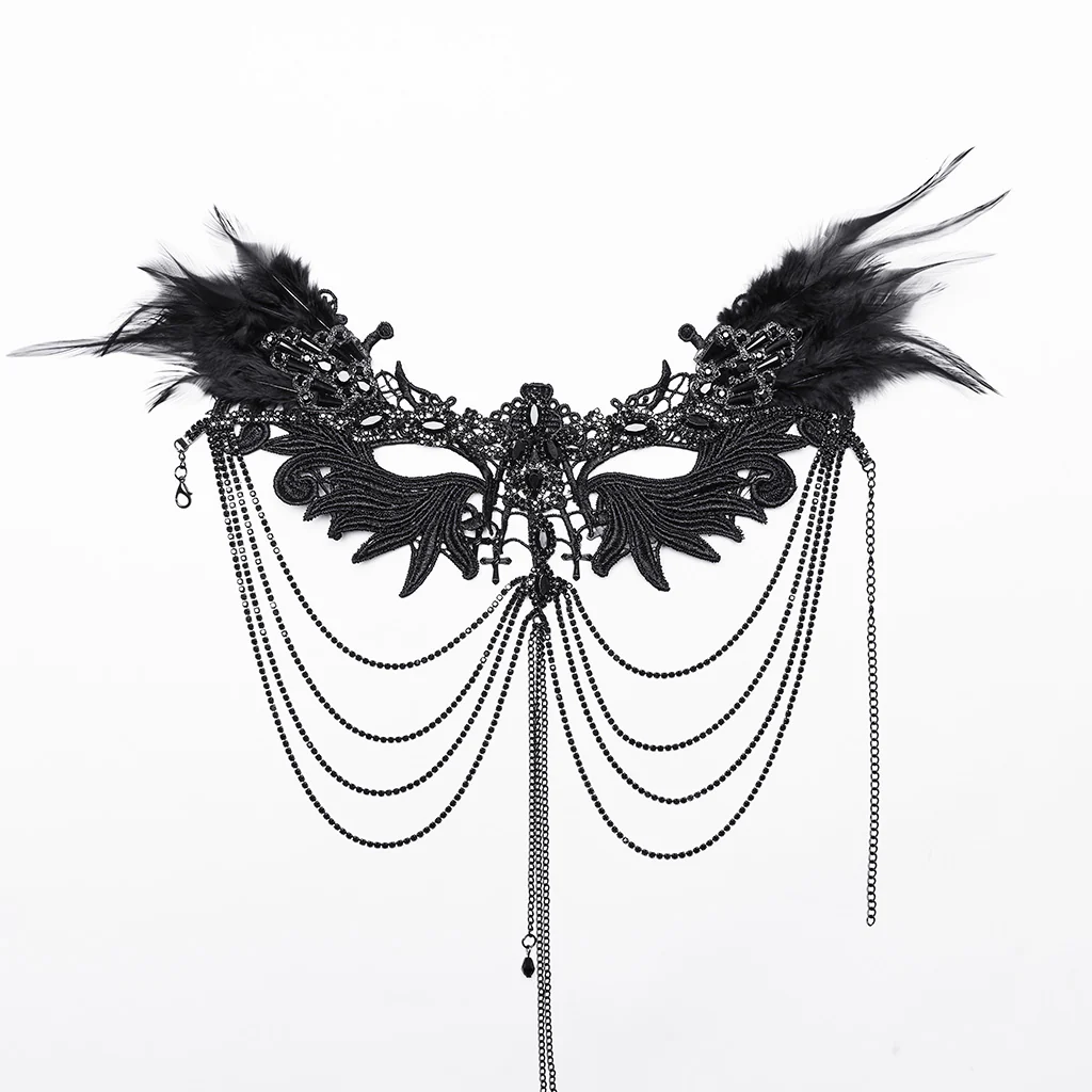 Gothic Black Wing Gorgeous Necklace - Image 5