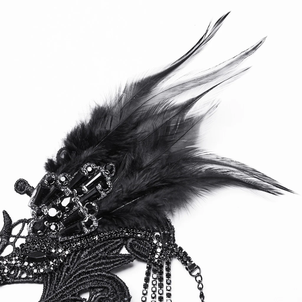 Gothic Black Wing Gorgeous Necklace - Image 7
