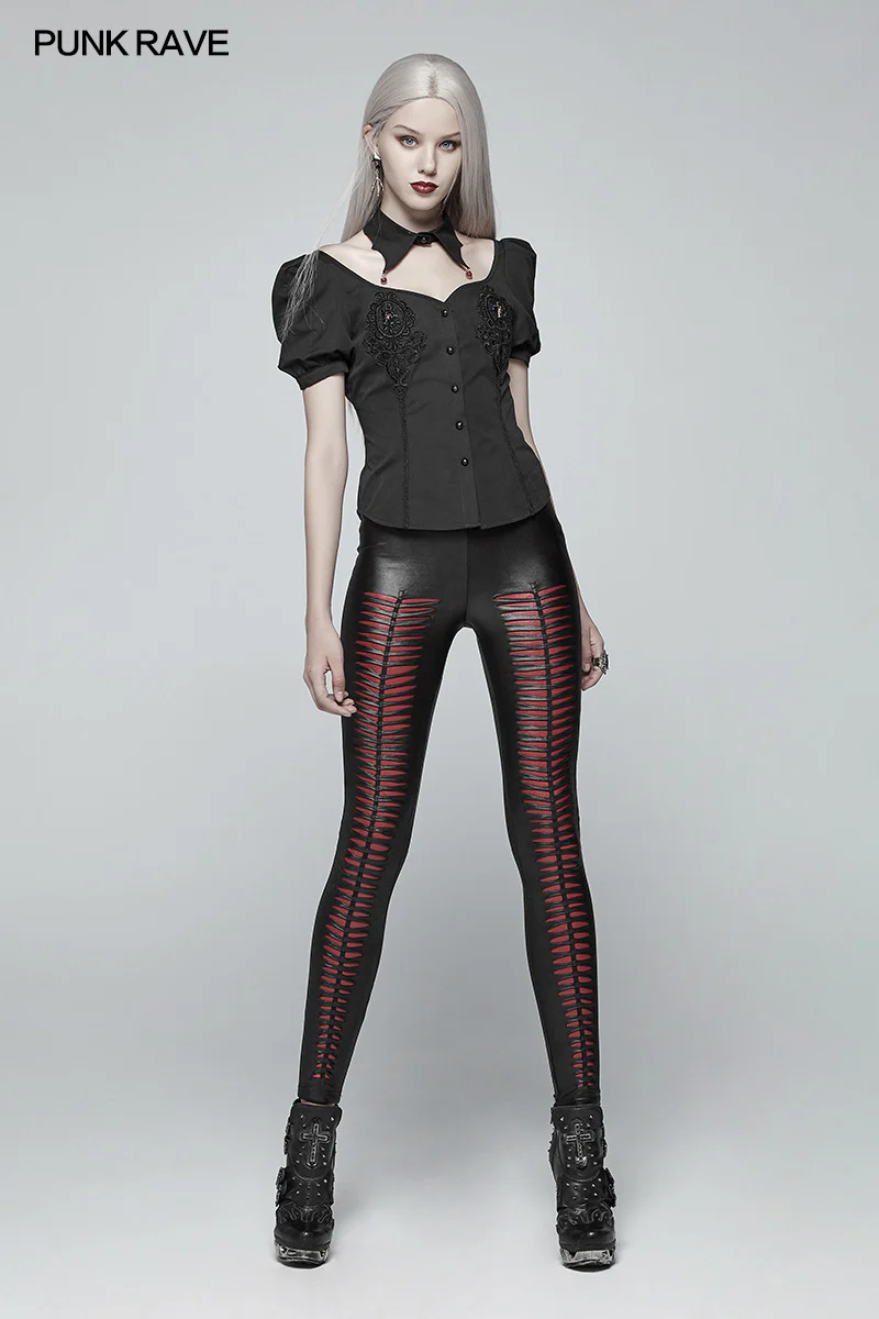 Gothic Blood Bubble Short Sleeves Shirt - Image 6