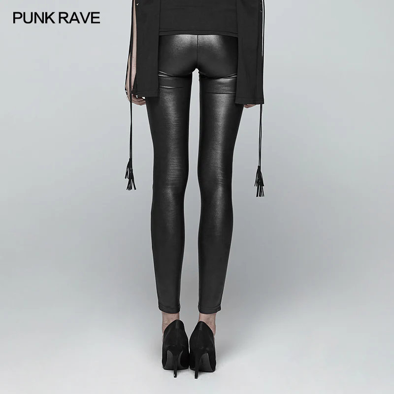 Gothic Devil Footprints Leggings Split Pants - Image 3