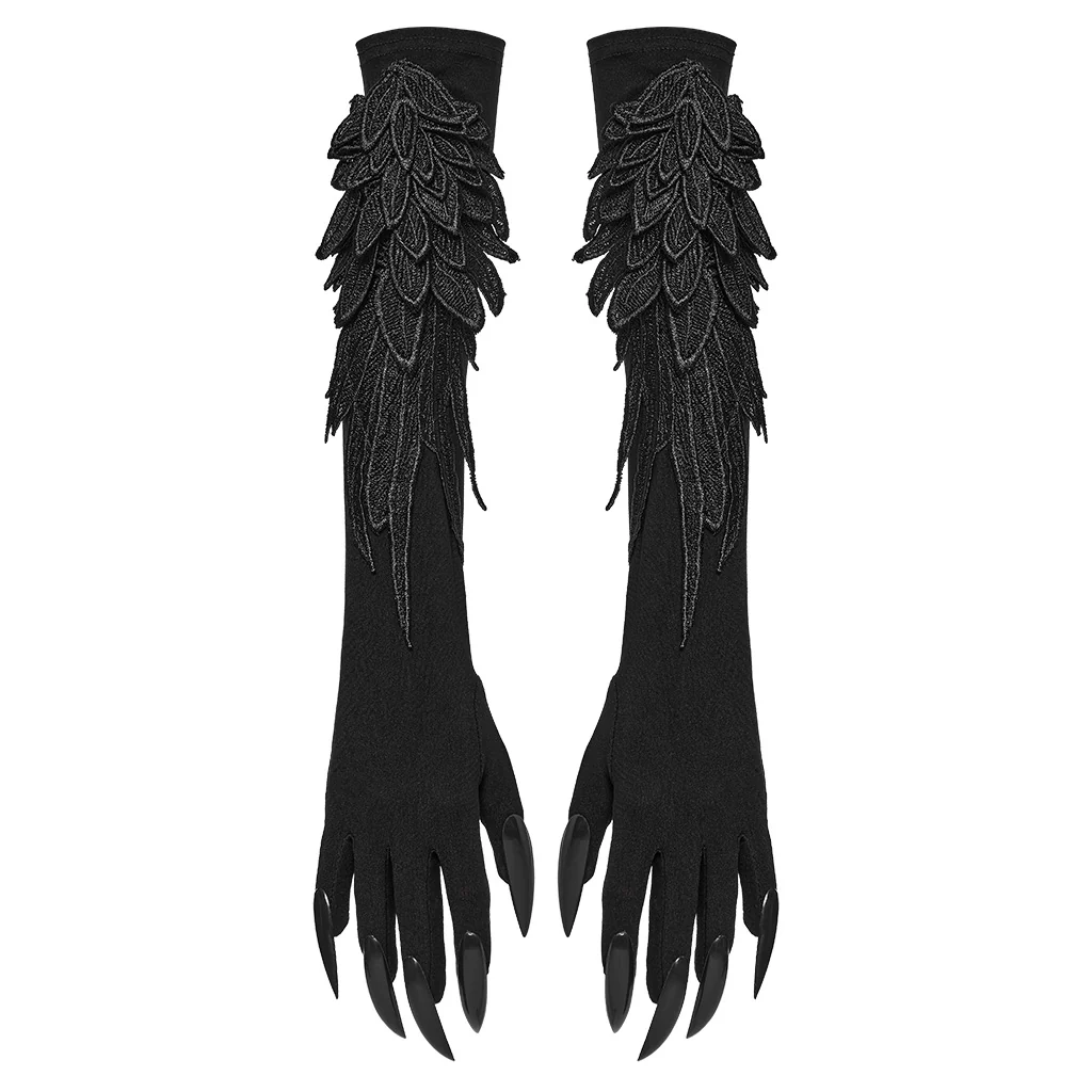 Gothic Devil's Claw Gloves - Image 2